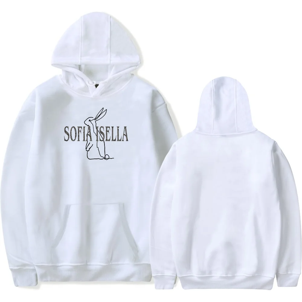 Sofia Isella Hoodie showing some iconic images related to this artist