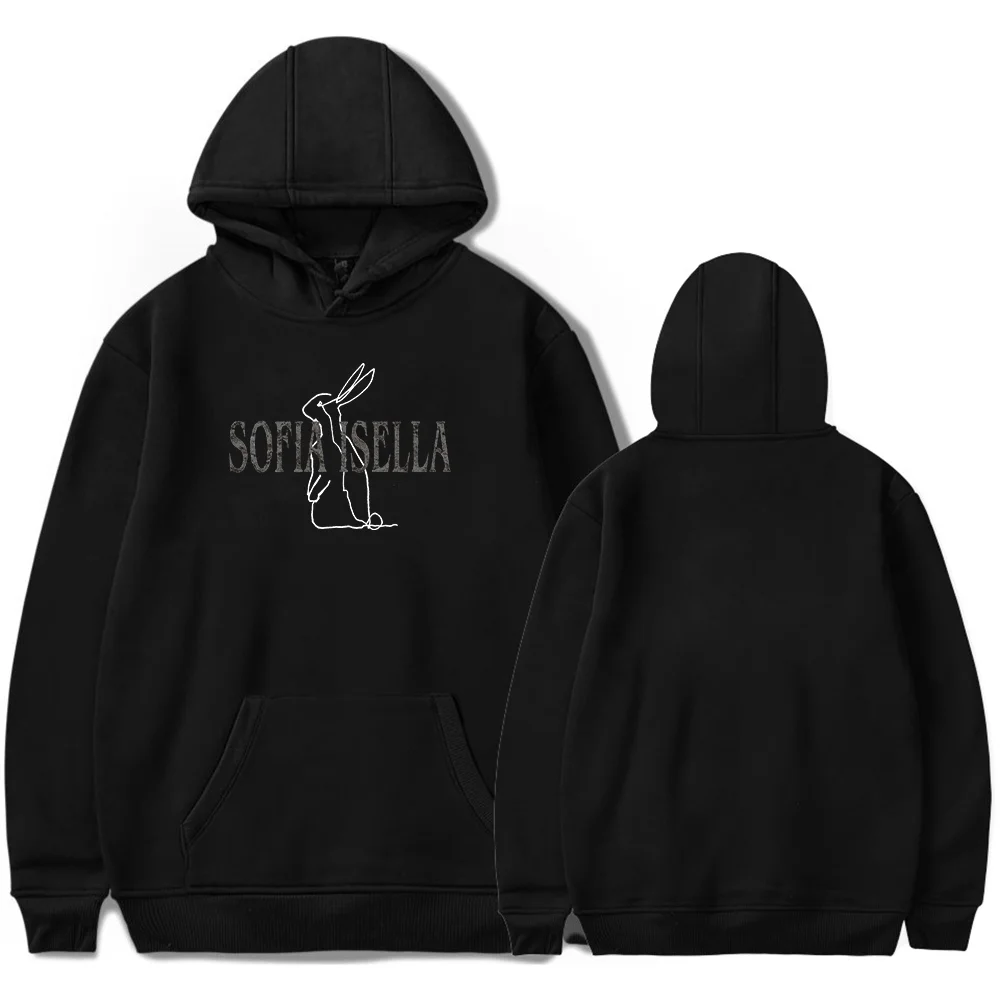 Sofia Isella Hoodie showing some iconic images related to this artist
