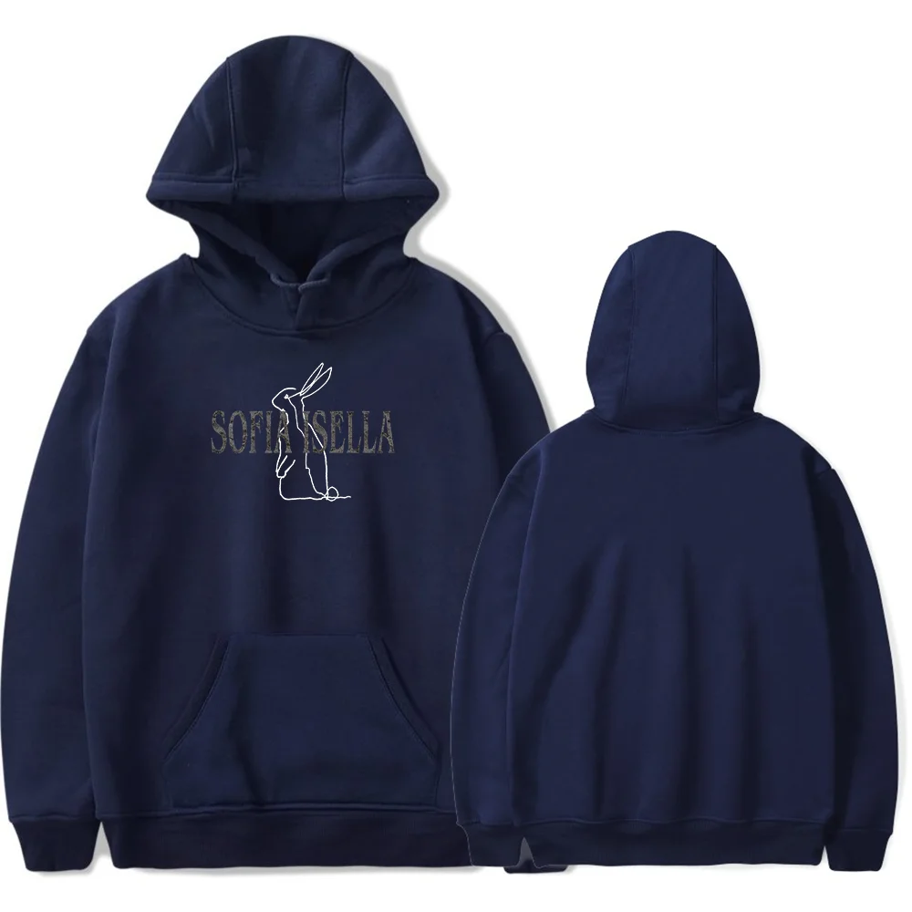 Sofia Isella Hoodie showing some iconic images related to this artist