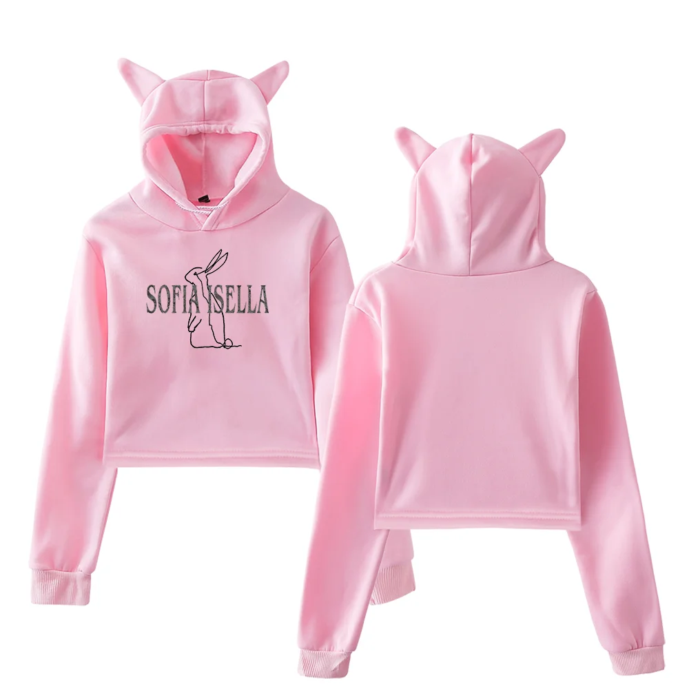 Sofia Isella Hoodie showing some iconic images related to this artist