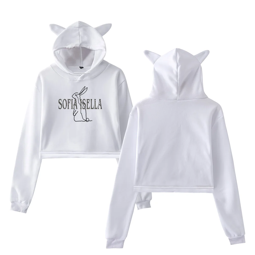 Sofia Isella Hoodie showing some iconic images related to this artist