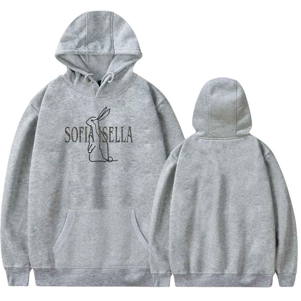 Sofia Isella Hoodie showing some iconic images related to this artist