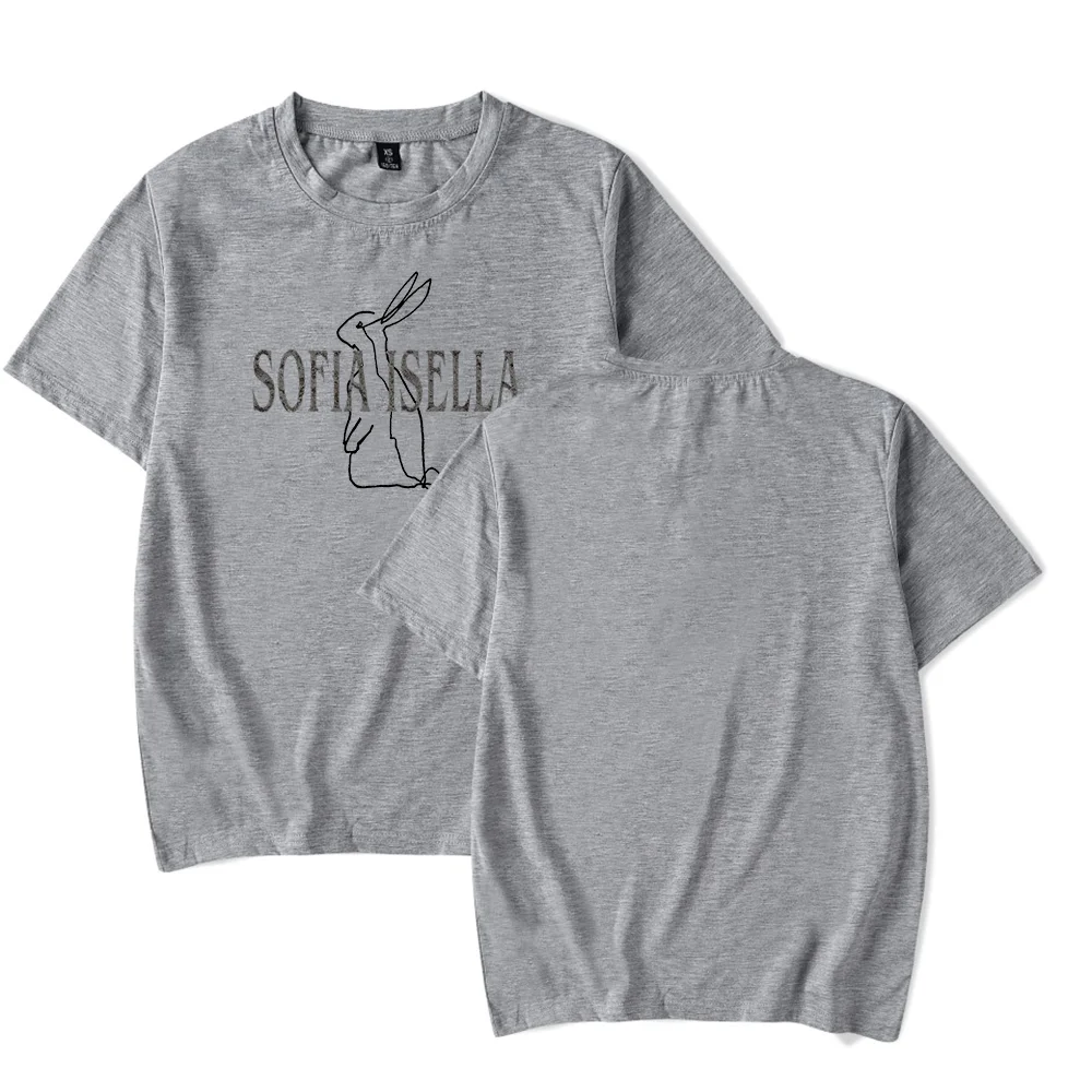 Sofia Isella T-Shirt where fandom imagery is visible