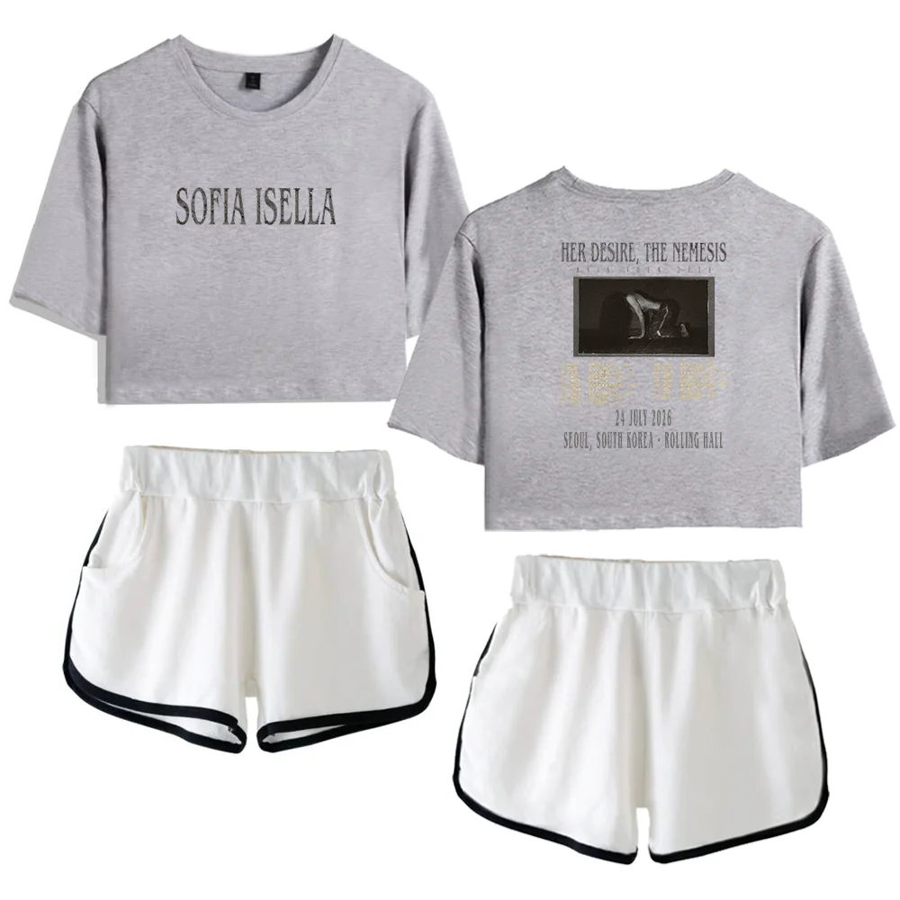 Sofia Isella Tracksuit depicting some of the artist's milestones