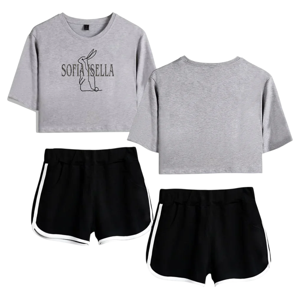 Sofia Isella Tracksuit depicting some of the artist's milestones